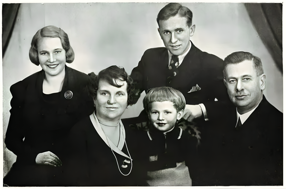 Rodina nejmladší Dvořákovy dcery Aloisie Fialové